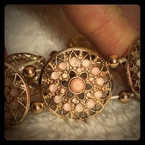 Gold tone bracelet